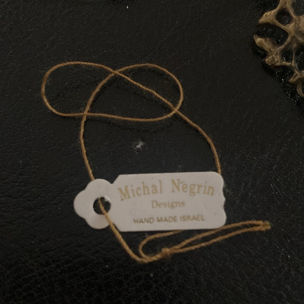 Michel Nejren Pink Crystal Chandelier Fashion Earrings with the pearl - Picture 5 of 5